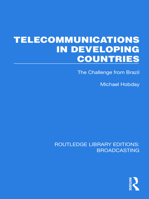 cover image of Telecommunications in Developing Countries